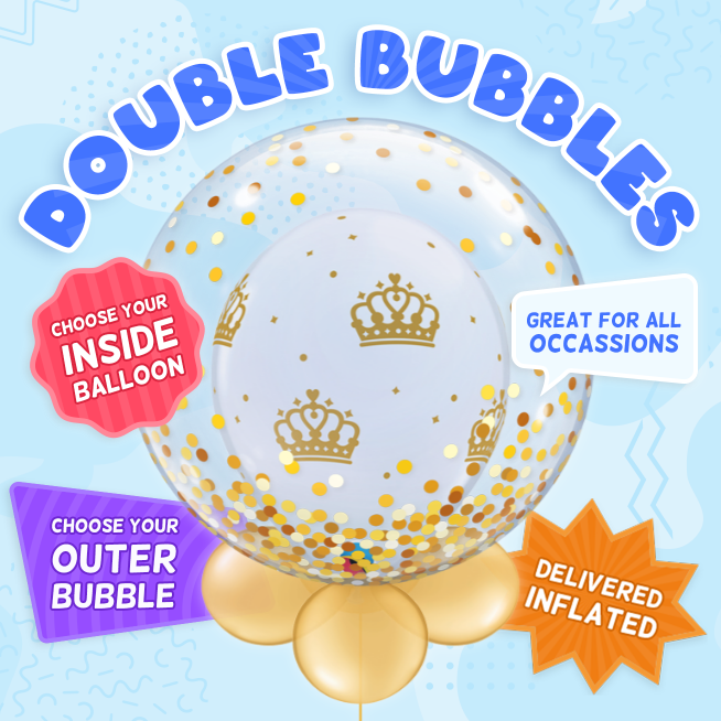 An example of a Royal double bubble balloon